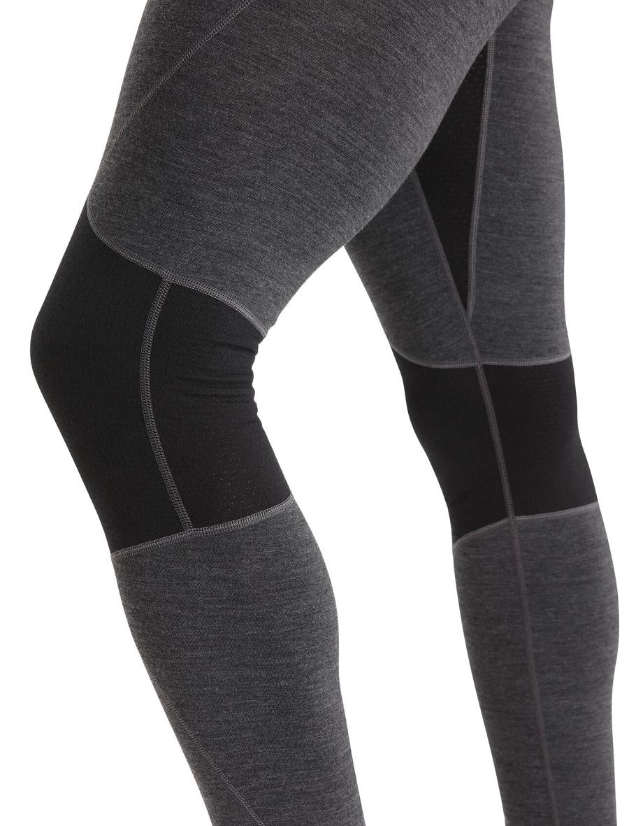 Leggings Icebreaker BodyfitZone™ Merino 260 Zone Thermal Homme Noir | FR 1138CTVE